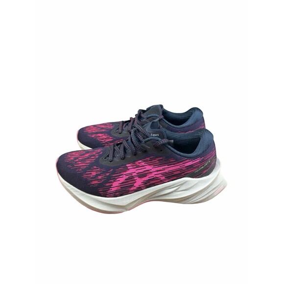 Asics Shoes - ASICS Novablast 3 Women's Size 7 Blue Pink Running Shoes 1012B288 Sneaker